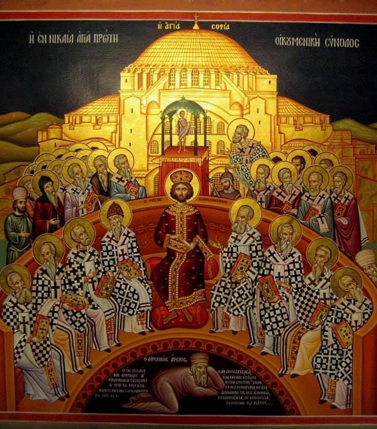 Fathers of the First Ecumenical
                              Council Icon
